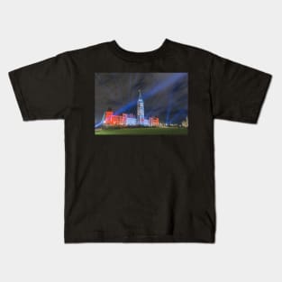 Canada's Parliament Building - Northern Lights show Kids T-Shirt